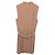 Autre Marque REISS Plissee-Kleid Beige - Ansicht 2