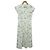 Autre Marque Langes Hemdkleid mit Deshin-Print IENA Weiß