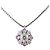 Collana con pendente Tasaki Au750 Diamond Sapphire Argento
