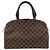 Louis Vuitton Borsa a tracolla bowling Kensington in Damier Ebene Marrone