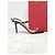 Valentino Sandali con tacco metallico Rockstud neri Nero - vista 2