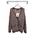 Chanel Schwarzer mehrfarbiger Tweed-Cardigan mit Karomuster und silbernen Knöpfen Mehrfarben
