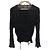 Autre Marque blusa transparente de bolinhas com flores merry jenny Preto
