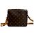 Borsa a tracolla Louis Vuitton Cartouchiere Monogram Marrone - vista 4