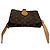 Borsa a tracolla Louis Vuitton Cartouchiere Monogram Marrone - vista 5