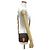 Mini borsa a tracolla Louis Vuitton Cartouchiere Monogram Marrone Bronzo - vista 3