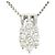 Autre Marque Collana in platino Pt900 Pt850 con diamanti Argento