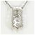 Autre Marque Collana in platino Pt900 Pt850 con diamanti Argento - vista 3