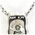Autre Marque Collana in platino Pt900 Pt850 con diamanti Argento - vista 4