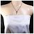 Autre Marque Collana in oro bianco 14K e diamanti Argento - vista 6