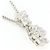 Autre Marque Collana in platino PT900 PT850 Platinum con diamante Argento - vista 2