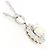 Autre Marque Collana in platino Pt900 Pt850 con opale e diamante Argento - vista 3