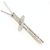Autre Marque Collana in oro bianco Au750 e diamanti Argento - vista 2