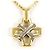 Autre Marque Collana in oro giallo e bianco Au750 con diamanti D'oro - vista 3