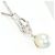 Autre Marque Collana con perle nere di Tahiti e diamanti in Pt900 Pt850 Argento - vista 2