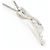 Autre Marque Platin-Diamant-Halskette PT900 PT850 Silber - Ansicht 2