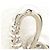 Autre Marque Platin-Diamant-Halskette PT900 PT850 Silber - Ansicht 4