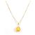 Autre Marque Collana in Au750 Perla e Diamante Giallo D'oro - vista 3