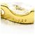 Autre Marque Collana in Au750 Perla e Diamante Giallo D'oro - vista 4