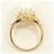 Autre Marque K14 Gelbgold-Perlenring Golden - Ansicht 2