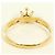 Autre Marque Perlen-Diamant-Ring Au750 Golden - Ansicht 3