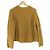 Autre Marque LE CIEL BLEU Mohair Rollkragen-Strickpullover Gelb