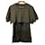 T-shirt con grafiche sovrapposte Givenchy Nero Verde Cachi