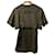 T-shirt con grafiche sovrapposte Givenchy Nero Verde Cachi - vista 3
