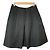Autre Marque Falda Rene TISSUE de tejido italiano con bordados Negro