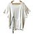 Autre Marque Top oversized com design de zíper LIMI feu Branco