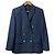 theory OXFORD WOOL BOXY DB JKT Chaqueta de lana Azul Azul marino