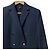theory OXFORD WOOL BOXY DB JKT Chaqueta de lana Azul Azul marino - vista 2