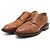 Scarpe derby brogue in pelle granulata Paraboot Marrone