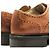 Scarpe derby brogue in pelle granulata Paraboot Marrone - vista 14