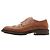Scarpe derby brogue in pelle granulata Paraboot Marrone - vista 4