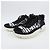 Sneakers Chanel Graphic Logo Nylon Suede Nero Bianco - vista 3