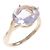 Autre Marque Star Jewelry Au750 Roségold Amethyst Ring Lila