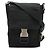 Borsa a tracolla 2 way in nylon e pelle con logo Triangle Prada Nero