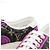 Sneakers Louis Vuitton Trocadero Monogram Denim Corduroy Nero Porpora - vista 5