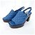Sandali Chanel G45567X01000 Blu - vista 3