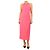 Autre Marque Rosa Midikleid mit Neckholder - Größe UK 10 Pink