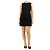 Reformation Ärmelloses schwarzes Mini-Kleid mit Raffung - Größe S