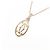 Collana Cartier Logo Au750 D'oro - vista 3