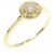 Autre Marque Festaria Au750 Diamant Rubin Ring Golden