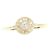 Autre Marque Festaria Au750 Diamant Rubin Ring Golden - Ansicht 2