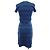 Hermès Vestido de seda Hermes CLIQUETIS Azul - vista 2