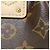 Louis Vuitton Monogram Canvas Clutch Braun - Ansicht 4