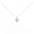 Autre Marque Collana in oro bianco Au750 e diamanti Argento