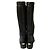 Botas longas de malha combinada Jimmy Choo Preto - vista 4