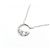 Autre Marque Collana in oro bianco K10 con topazio bianco e pietra di luna 4°C Argento - vista 3